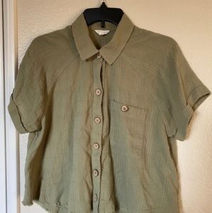 Olive Green Aeropostale Top